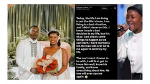 Ishimwe Vestine agiye gutandukanya n'umugabo we byihuse